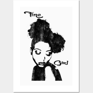 Fine Girl T-shirt Posters and Art